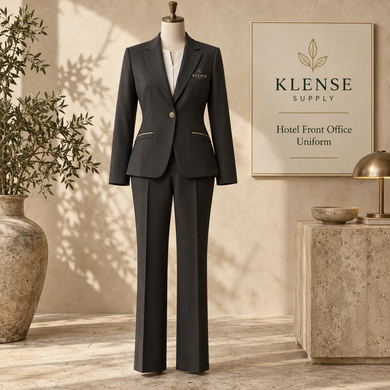 Charcoal Front Office Suit