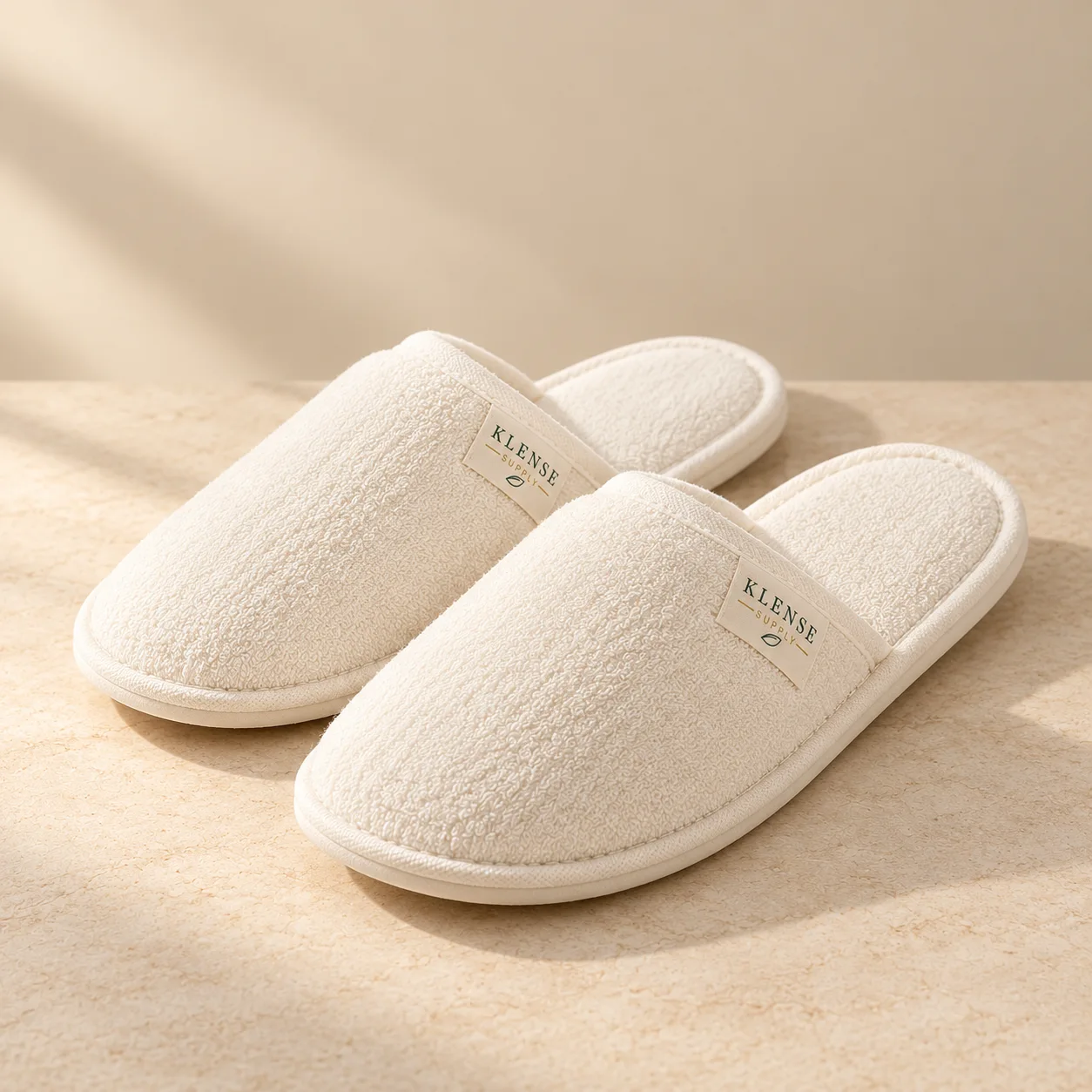 Closed-Toe Hotel Slippers