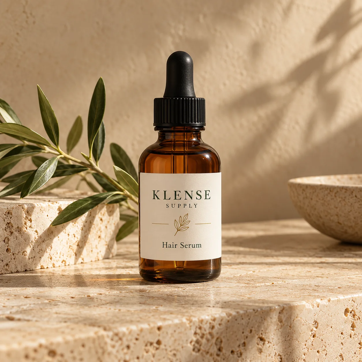 Hair Serum Dropper Bottle