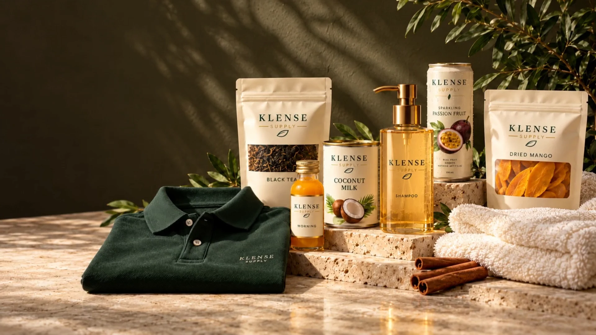 Klense tea, beverages, personal care and hospitality products